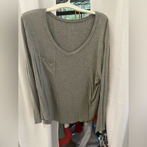 SHEIN Curve 4XL Gray Top